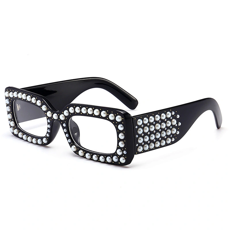 Foreign trade cross-border hot style sunglasses diamond sunglasses women street shooting square sunglasses