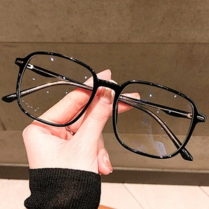 Blue light blocking stud square frame metal hinge optical frame river wholesale women eyewear men eyeglasses design eye glasses