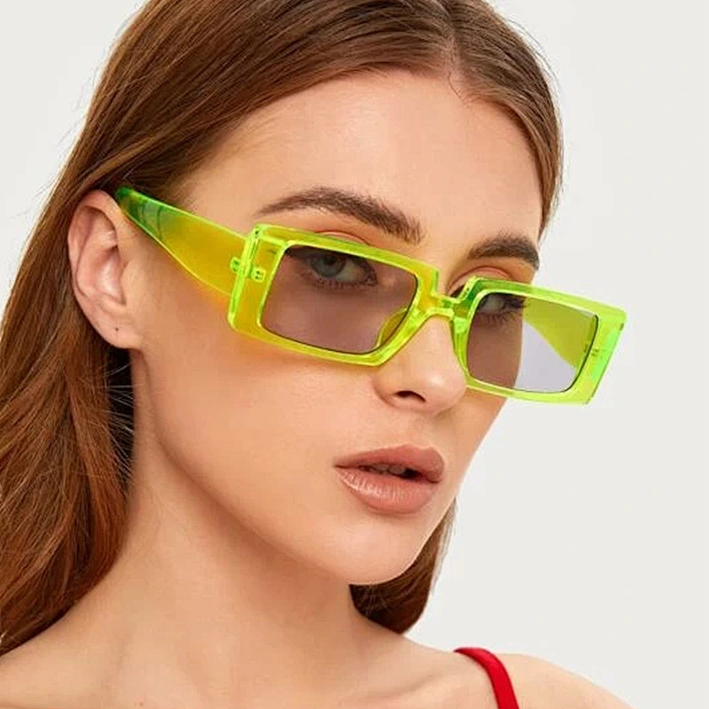 2021 newest fashion square frame sunglasses women men eyewear shade vintage sun glasses wholesale custom goggles