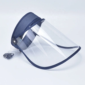 Transparent Face Shiled Plastic Sun hat FaceShield Protective Colorful Motorcycle bicycle riding Face Sheild