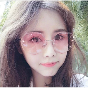 Anti UV 2021 newest fashion chamfering metal sunglasses women men eyewear shade vintage sun glasses wholesale custom goggles