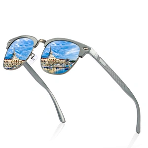 2021 fashion newest aluminum magnesium driving sunglasses polarized women men eyewear shade sun glasses wholesale custom goggles