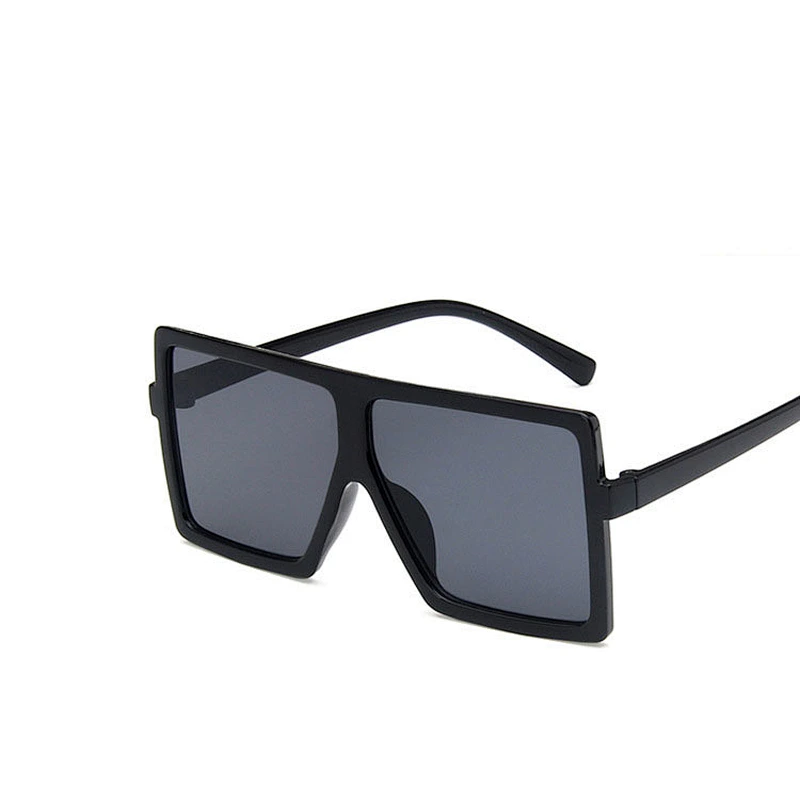 Newest square big frame trendy personality oversize kids boy sunglasses girls 2021 manufacture for custom UV sun glasses