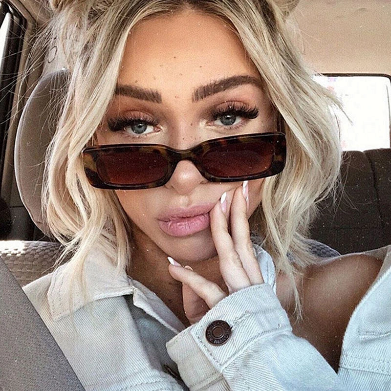 2021 newest fashion square small frame retro sunglasses women men eyewear shade vintage sun glasses wholesale custom goggles