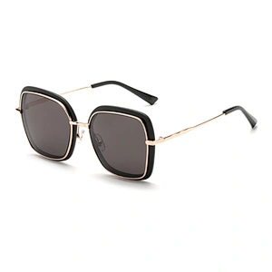 2021 newest fashion big frame TR90 sunglasses polarized women men eyewear shade vintage sun glasses wholesale custom goggles