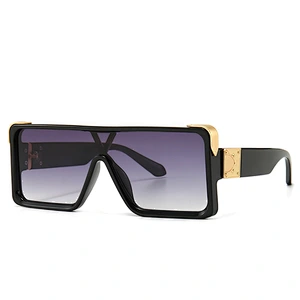 Foreign trade cross-border hot style sunglasses men street shooting ins net red model square sunglasses women