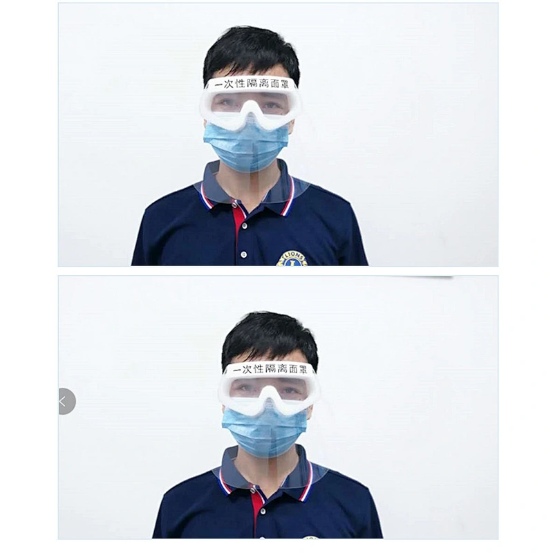 Eye Protection Anti-fog customized Face Shields Disposable isolation mask hengde faceshield full face shield mask