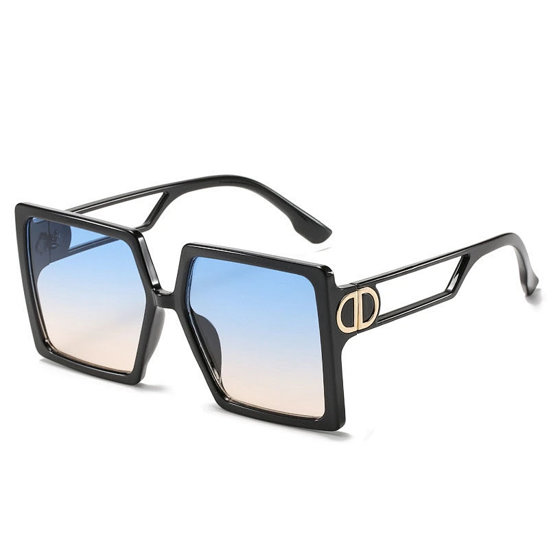 2021 newest fashion square big frame trendy sunglasses women men eyewear shade vintage sun glasses wholesale custom goggles