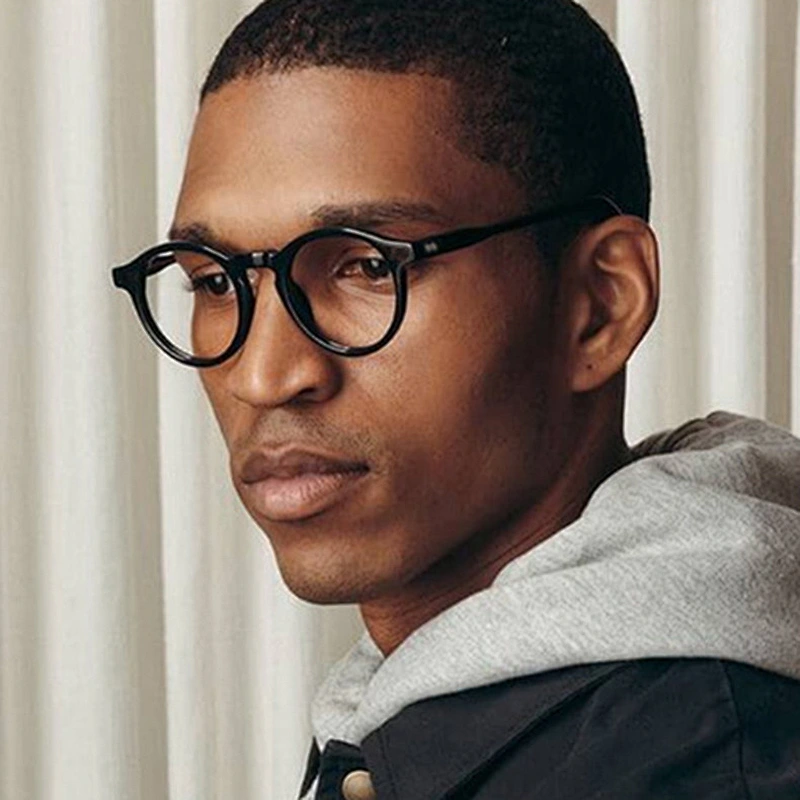Retro stud round small frame blue light blocking optical frame river wholesale women eyewear men eyeglasses design eye glasses