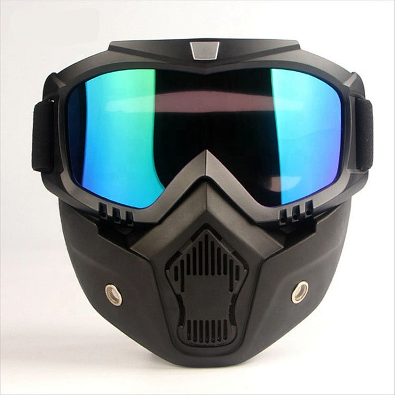 Windproof sand Motorcycle face shield mask Off-road riding helmet Ski goggles