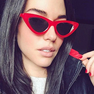 2021 newest fashion cat eye triangle small frame sunglasses women men eyewear shade vintage sun glasses wholesale custom goggles
