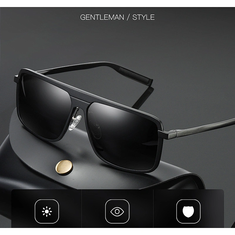 2021 newest aluminum magnesium square sport sunglasses polarized women men eyewear shade sun glasses wholesale custom goggles