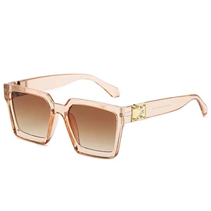 2021 newest fashion thick square big frame trendy sunglasses women men eyewear shade sun glasses wholesale custom goggles