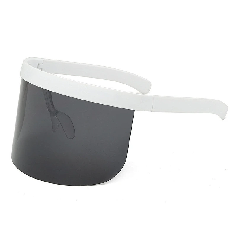 Full head acrylic Personalized integrated hat Stylsh face shield mask windproof anti-fog cycling driving glass