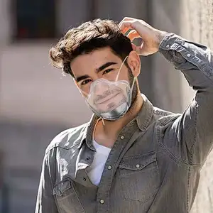 transparent acrylic anti fog plastic protective filter face shield visor shieldmask screen safety sheild mask with glasses