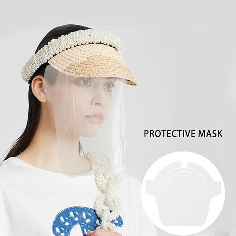 Transparent dust proof face shield for adults face shield anti-fog epidemic protection face shield can be customized printing