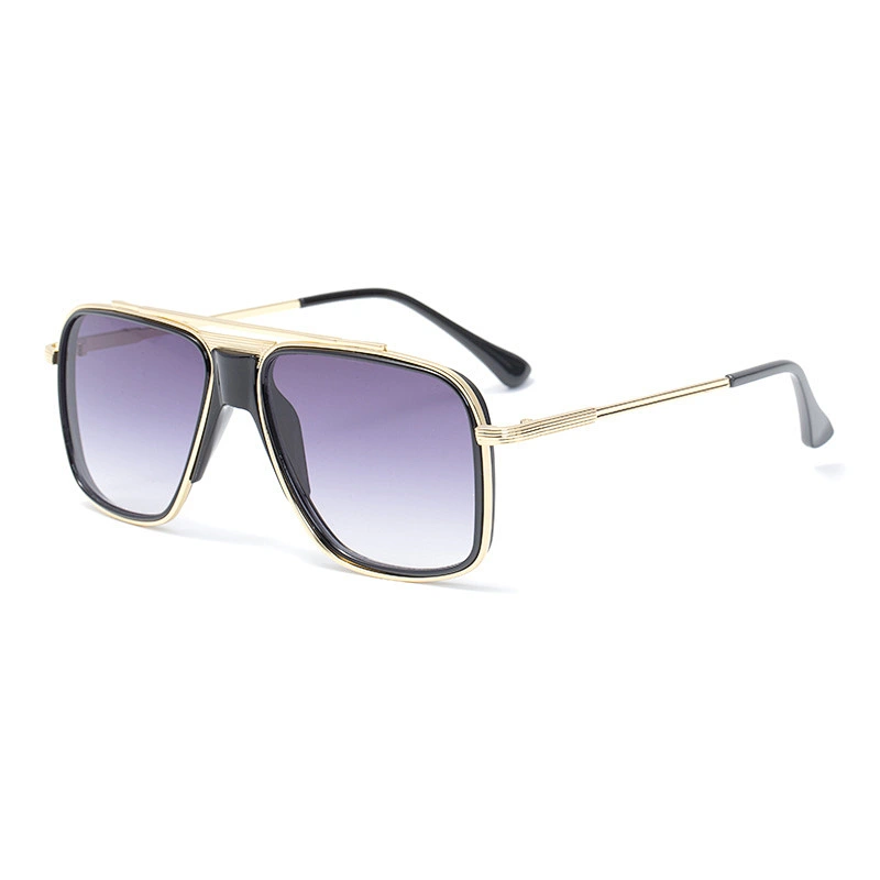 2021 newest fashion metal square frame thick nose sunglasses women men eyewear shade vintage sun glasses wholesale custom goggle