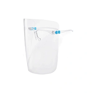 Kid faceshield baby children head wearing double-sided anti fog protective face shield Screen Visor Goggle Mask with Glasses