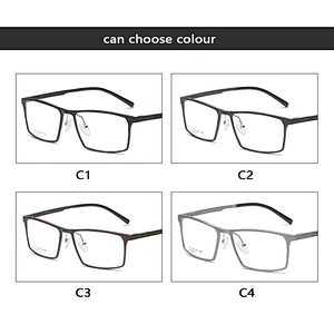 Anti blue light aluminum magnesium square optical frame river wholesale myopia women eyewear men eyeglasses design eye glasses