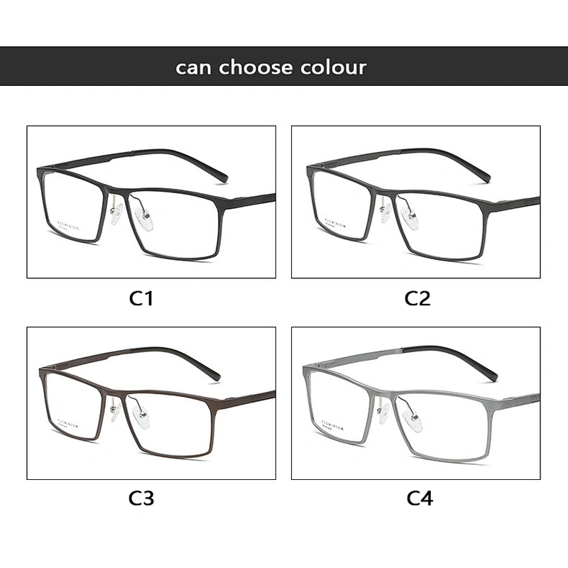 Anti blue light aluminum magnesium square optical frame river wholesale myopia women eyewear men eyeglasses design eye glasses