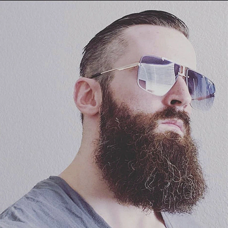 2021 newest fashion square metal frame trendy rimless sunglasses women men eyewear shade sun glasses wholesale custom goggles
