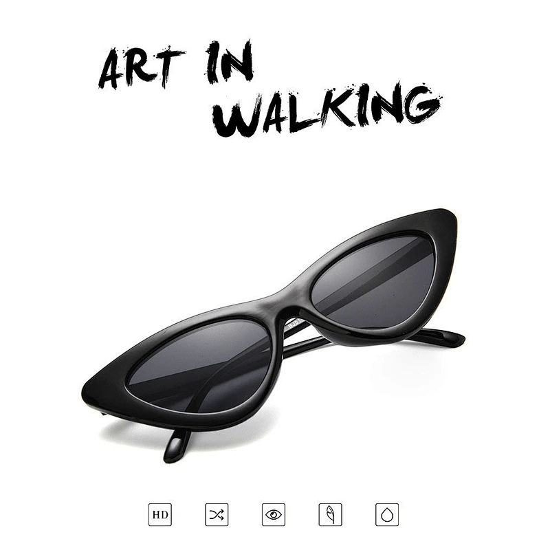 2021 newest fashion cat eye small frame trendy sunglasses women men eyewear shade vintage sun glasses wholesale custom goggles