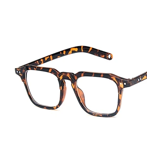 2021 trendy stud square transparent frame glasses river optical frames wholesale women eyewear men eyeglasses design eye glasses