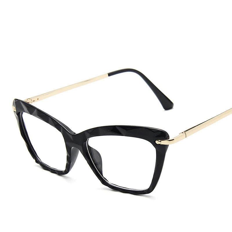 latest vintage retro cat eye trendy optical frames river wholesale women eyewear men eyeglasses black frame design eye glasses