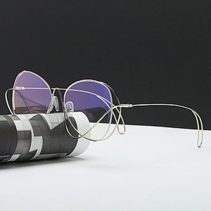 Blue light blocking metal vintage optical big frames river wholesale women eyewear men eyeglasses frame design eye glasses