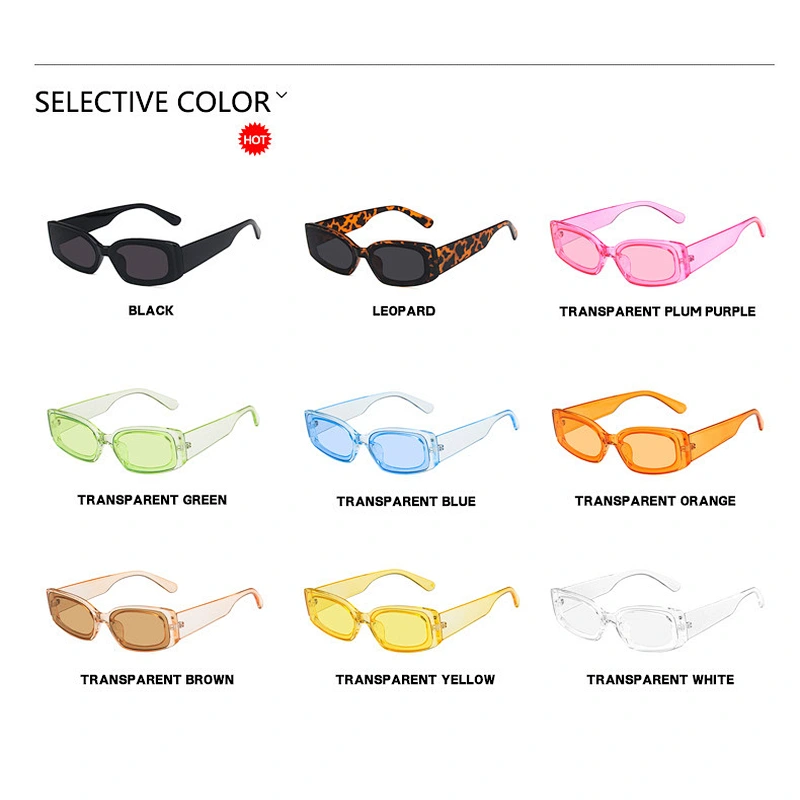 2021 newest candy color small square frame sunglasses women men eyewear shade vintage sun glasses wholesale custom goggles