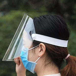 Kitchen cooking anti-oil splash full face shield protection artifact face cook anti-oil fume baffle protective face shield set