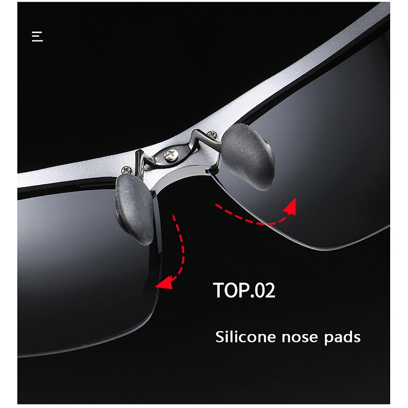 2021 newest aluminum magnesium half-rim sport sunglasses polarized women men eyewear shade sun glasses wholesale custom goggles