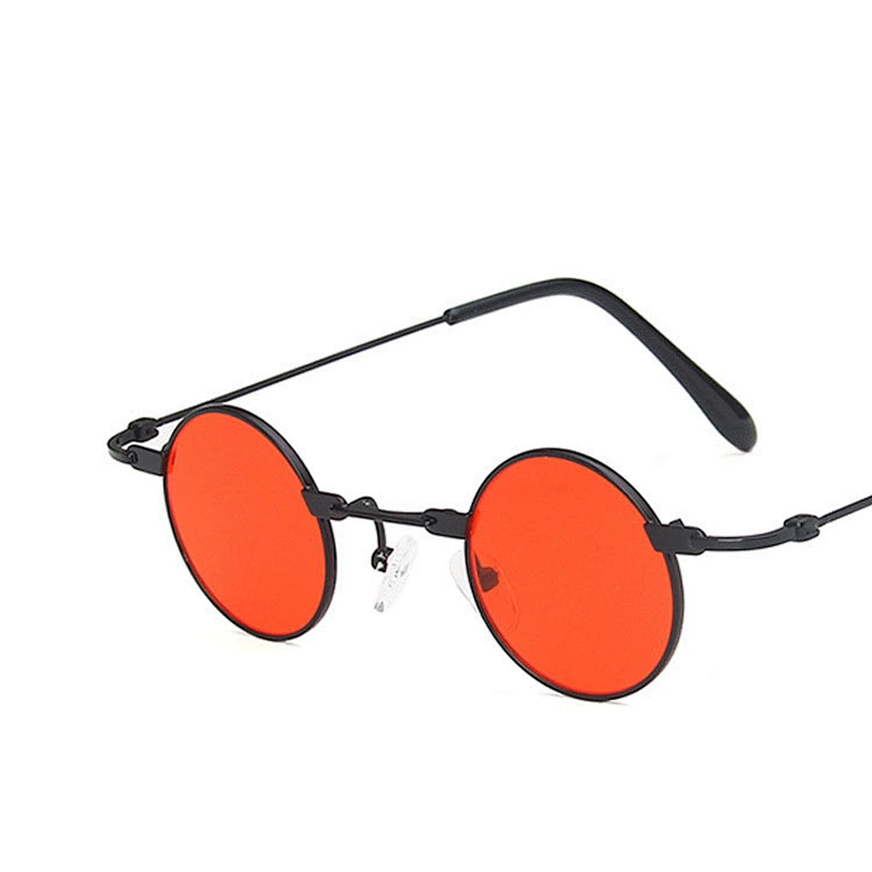 2021 newest fashion round small frame hip hop sunglasses women men eyewear shade vintage sun glasses wholesale custom goggles