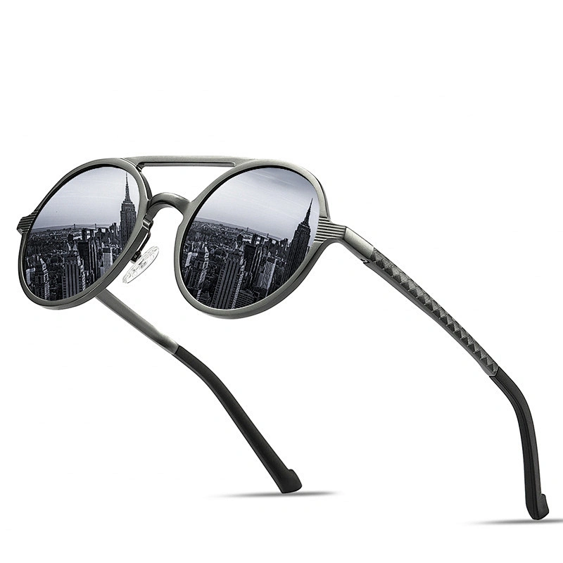 2021 newest fashion aluminum magnesium round sunglasses polarized women men eyewear shade sun glasses wholesale custom goggles