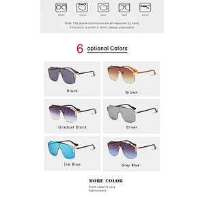 Anti UV 2021 newest fashion trendy oversize sunglasses women men eyewear shade vintage sun glasses wholesale custom goggles