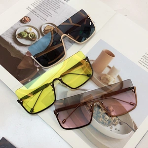 2021 newest fashion metal windproof hip hop sunglasses women men eyewear shade vintage sun glasses wholesale custom goggles