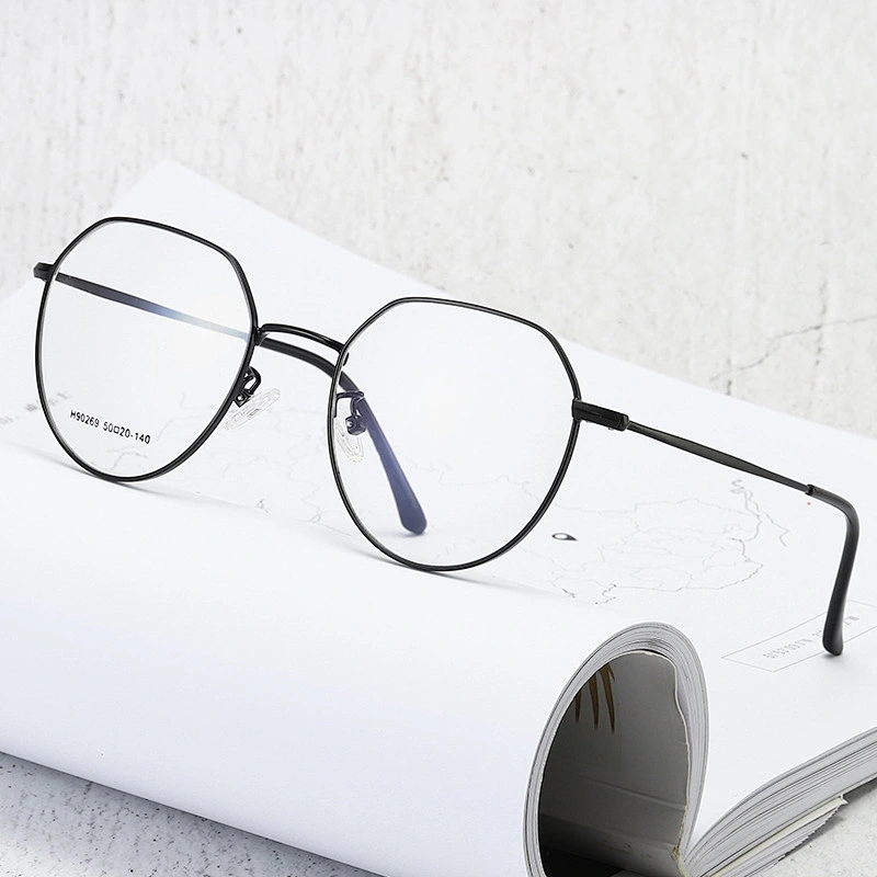 Newest metal polygon trendy celebrity optical frame river wholesale myopia women eyewear men eyeglasses design eye glasses