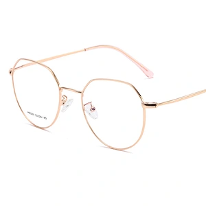 Newest metal polygon trendy celebrity optical frame river wholesale myopia women eyewear men eyeglasses design eye glasses