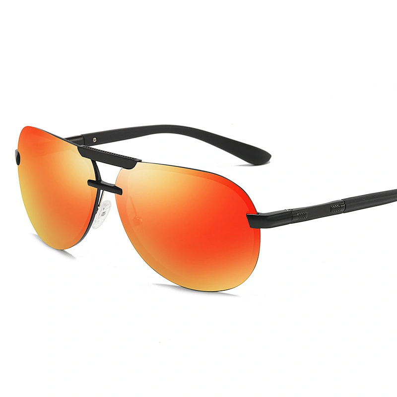2021 newest fashion rimless fishing driving sunglasses polarized women men eyewear shade sun glasses wholesale custom goggles