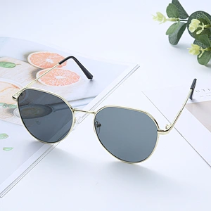 Anti-UV 2021 newest fashion blue light block metal round sunglasses women men eyewear shade sun glasses wholesale custom goggles