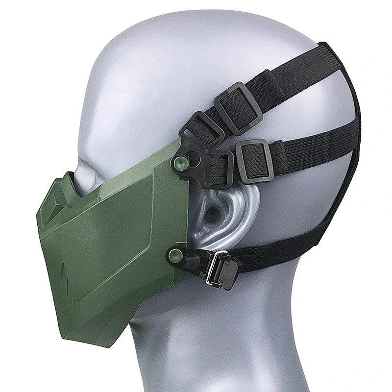 Face shield popular war wolf half face protective face_shield military fans field visor faceshield real outdoor CS