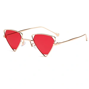 Polygon triangle transparent colorful kids boy sunglasses girls 2021 manufacture for custom UV sun glasses