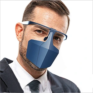 Glasses frame protective face shield isolation shieldmask fashion faceshield glass visor fashionable face sheild