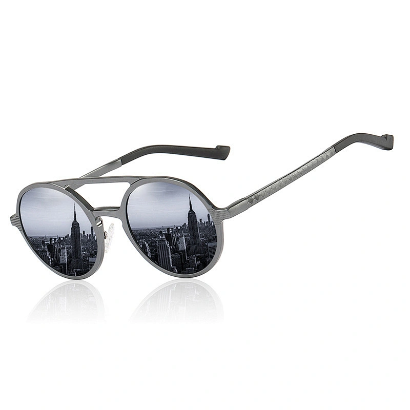 2021 newest fashion aluminum magnesium round sunglasses polarized women men eyewear shade sun glasses wholesale custom goggles