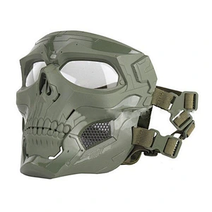 New camouflage tactical full face shield outdoor riding sand safety face shield plastic personalized dress CS