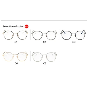 Metal polygon Irregular myopia retro glasses optical frame river wholesale women eyewear men eyeglasses design eye glasses