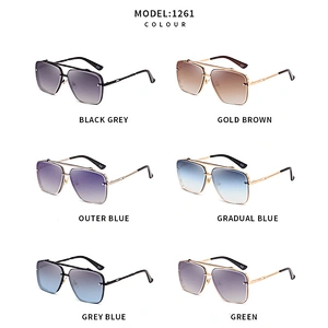 2021 newest fashion metal square frame sunglasses women men eyewear shade vintage sun glasses wholesale custom goggles
