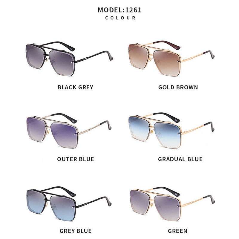 2021 newest fashion metal square frame sunglasses women men eyewear shade vintage sun glasses wholesale custom goggles