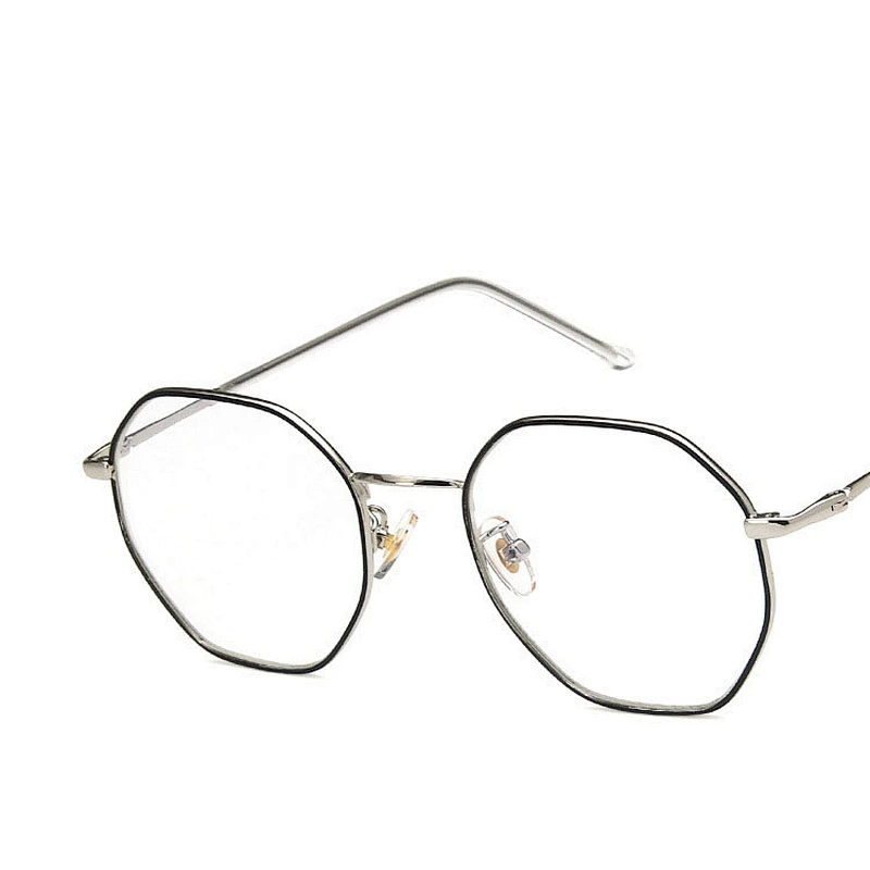 Metal polygon Irregular myopia retro glasses optical frame river wholesale women eyewear men eyeglasses design eye glasses