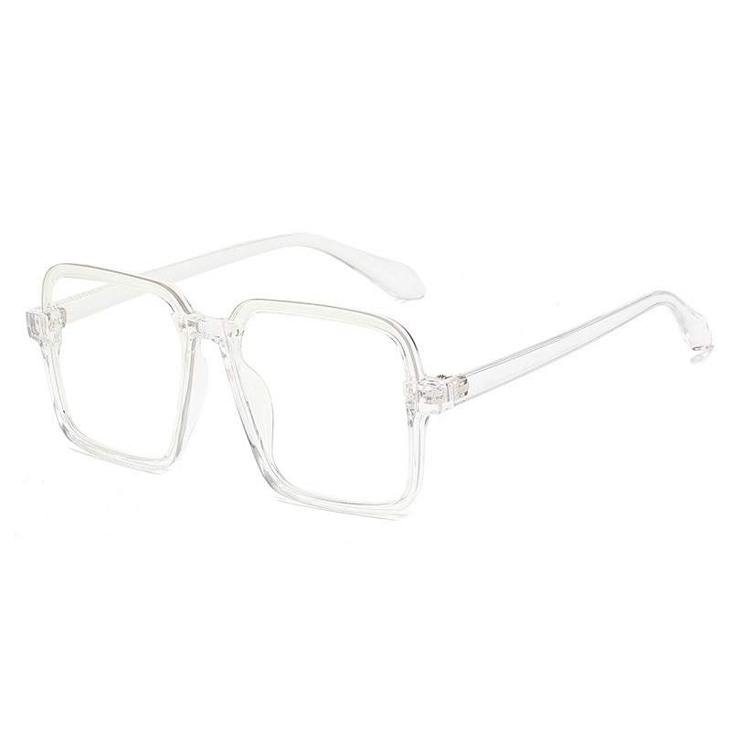 New finished flat light anti-blue glasses color changing sunglasses retro big name couple square sunglasses
